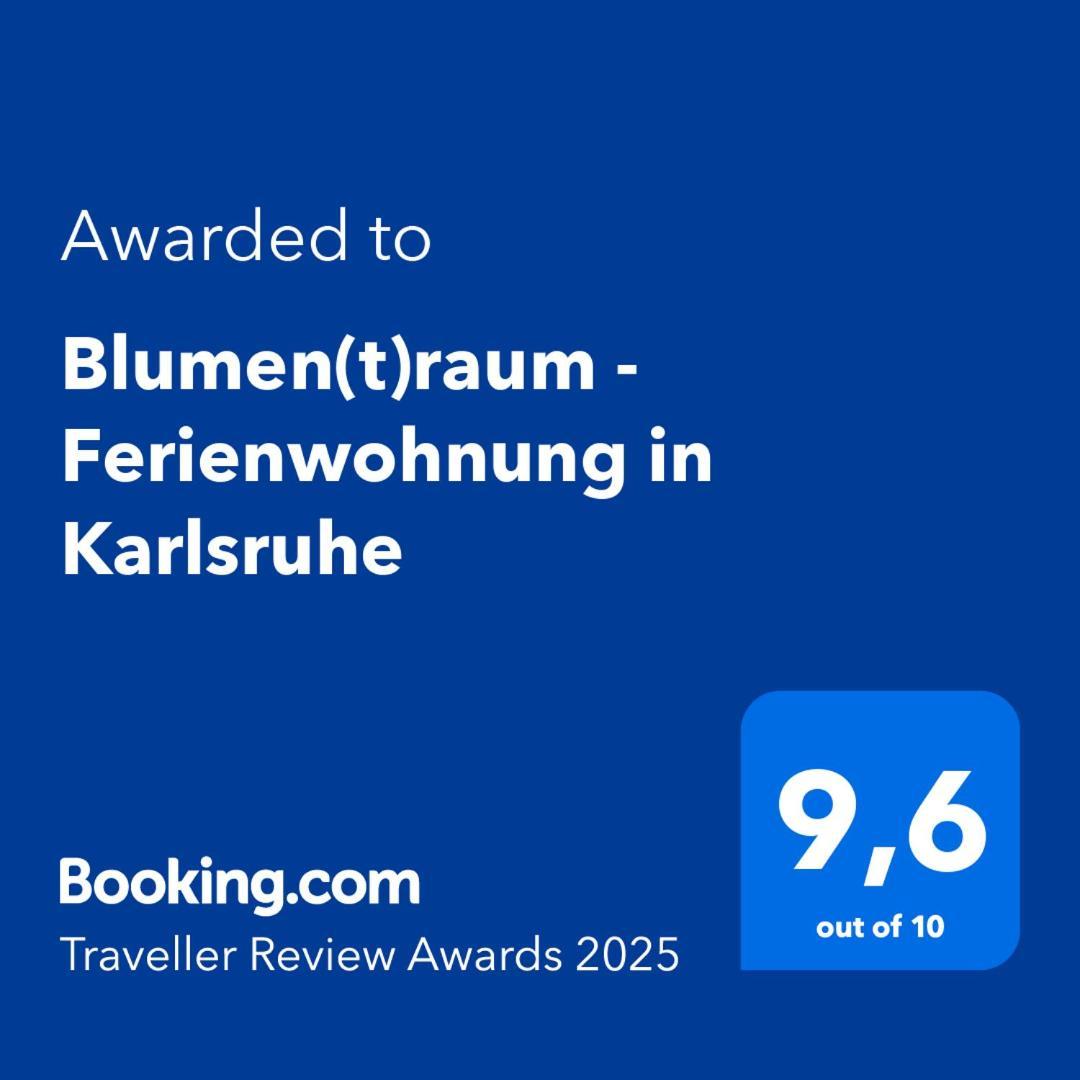 BlumenRaum - Ferienwohnung In Karlsruhe Bagian luar foto